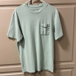 Patagonia P-6 Logo Pocket Responsibili-Tee Lite Distilled Green Size M